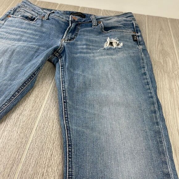 Silver Jeans Co. Women's Suki Mid-rise Straight Leg Jeans Indigo Blue W29/L30 - Picture 7 of 13